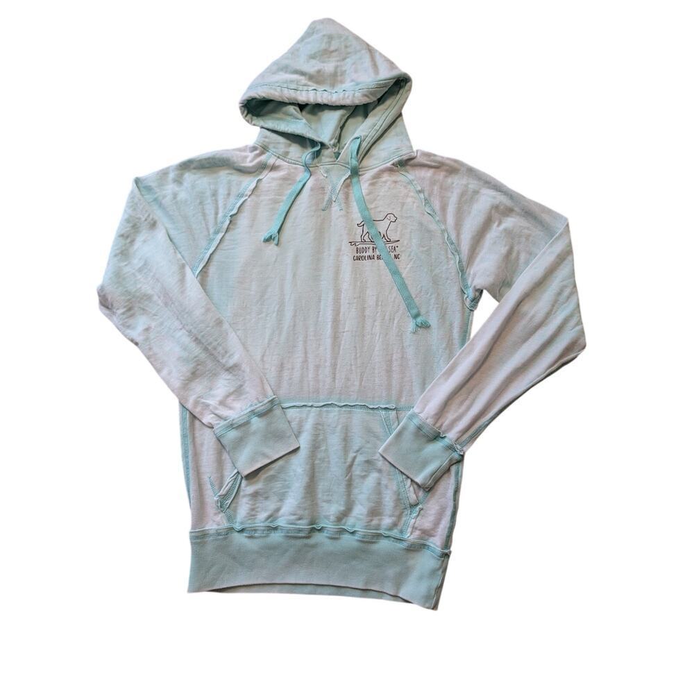 Buddy by the Sea hoodie/sweatshirt women’s size medium; Carolina Beach NC